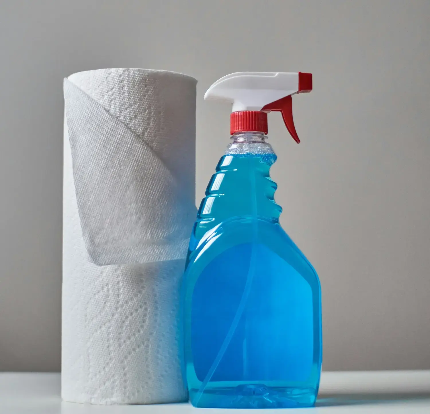 cleaning products displayed-1